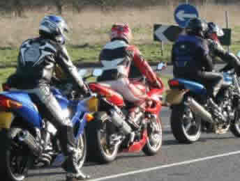 Group motorcycle riding